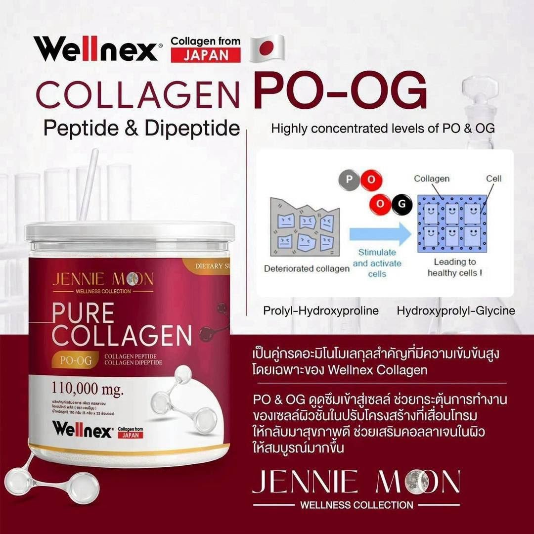JENNIE MOON PURE COLLAGEN PO-OG 110,000 mg / 110 g — Wellnex Collagen