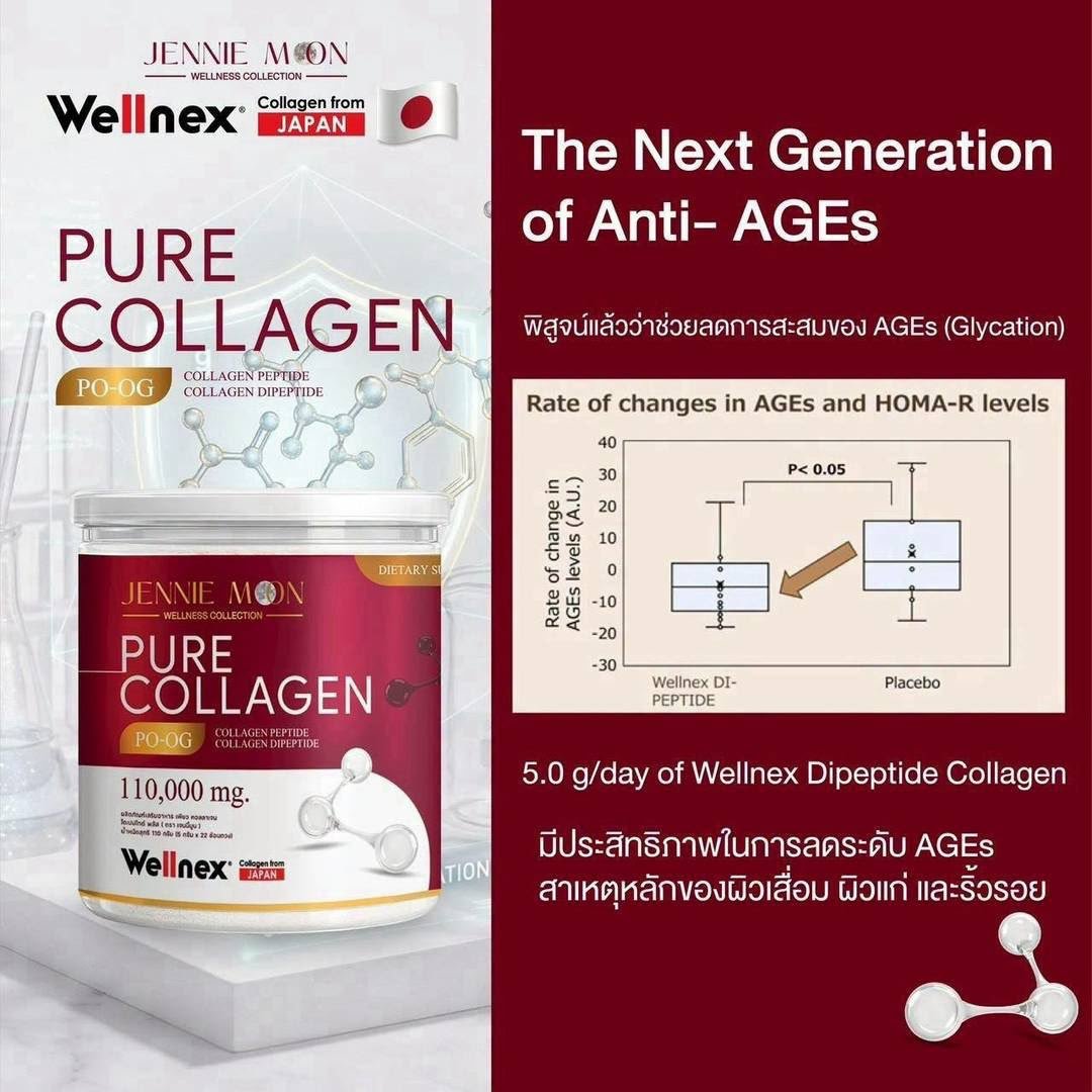 JENNIE MOON PURE COLLAGEN PO-OG 110,000 mg / 110 g — Wellnex Collagen