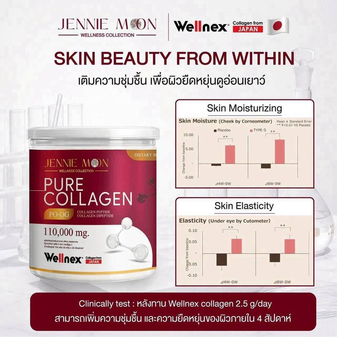 JENNIE MOON PURE COLLAGEN PO-OG 110,000 mg / 110 g — Wellnex Collagen
