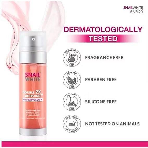 SNAILWHITE Double Boosting Whitening & Anti-Aging Serum