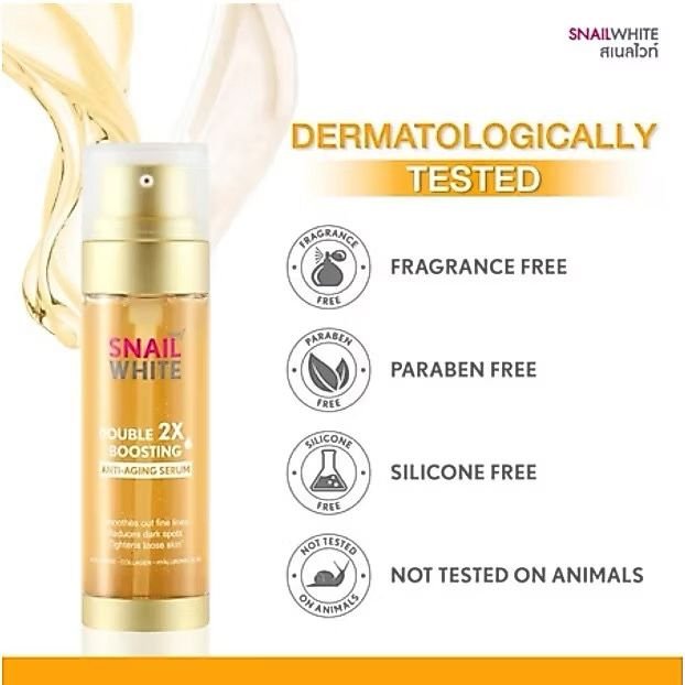SNAILWHITE Double Boosting Whitening & Anti-Aging Serum