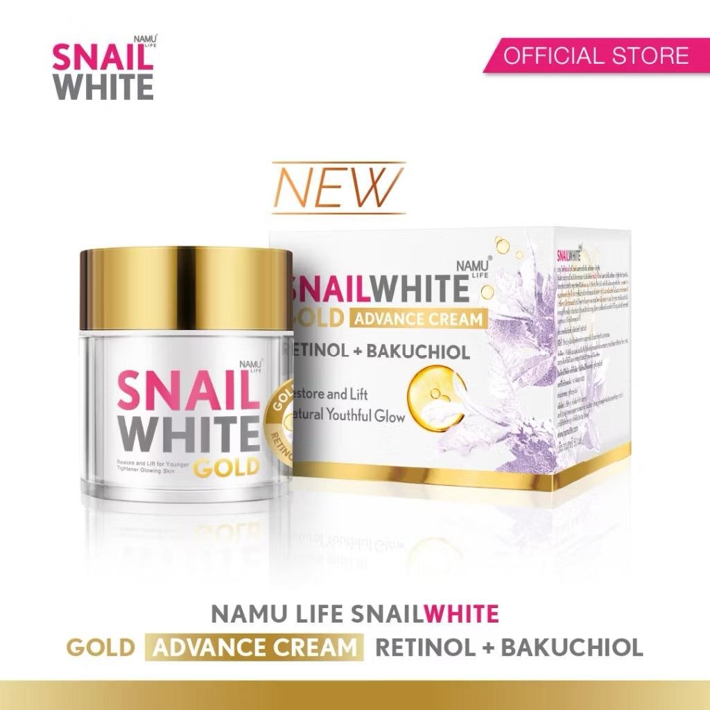 Namu Life SNAILWHITE Gold Advance Cream Retinol + Bakuchiol