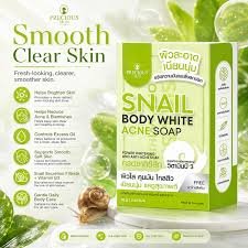 Snail Body White Acne Soap Precious Skin