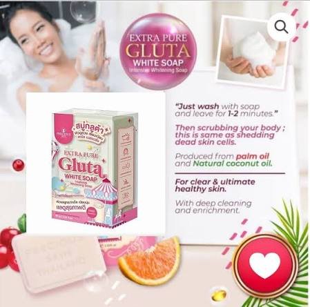 Extra Pure Gluta White Soap Intensive Whitening Soap