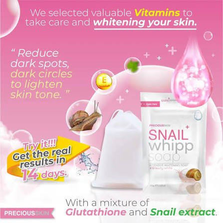 Snail Whipp Soap Intensive Whitening Soap