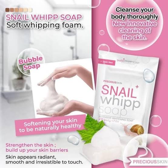 Snail Whipp Soap Intensive Whitening Soap